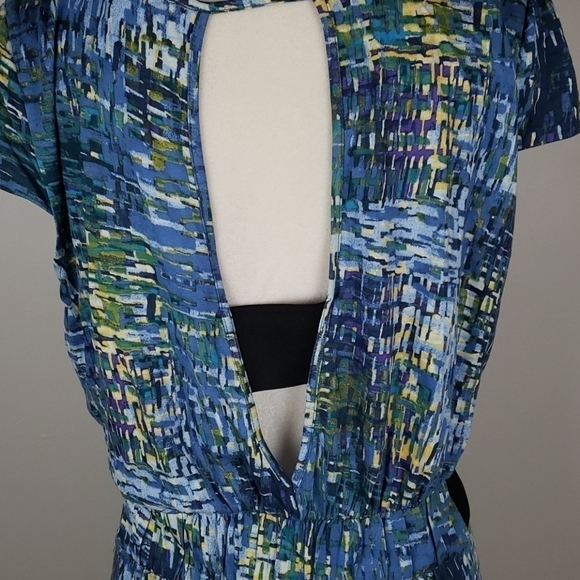 Mark. Batik Print Open Back Dress See Measurements - Picture 6 of 15